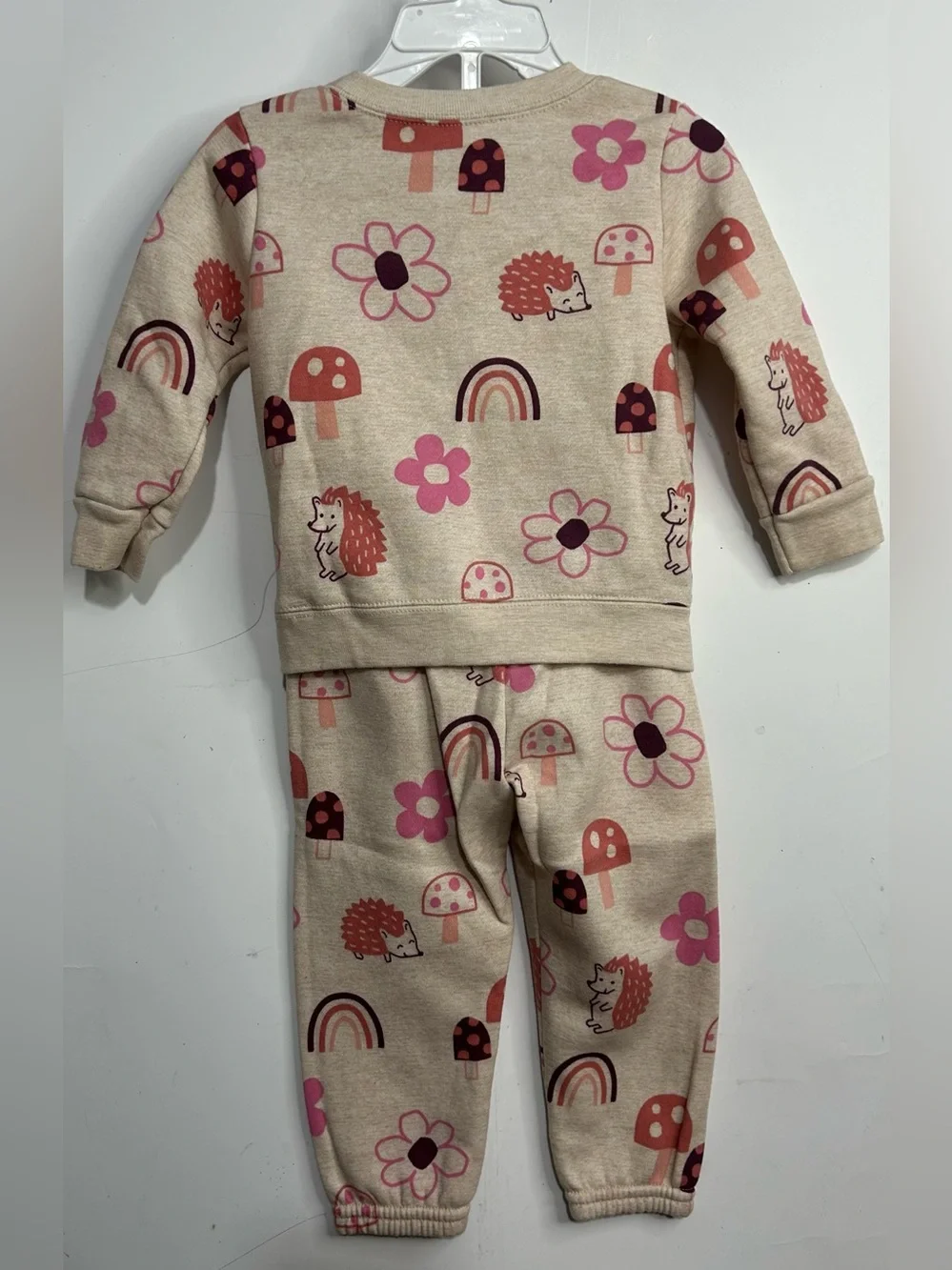 5 for $25🔥Garanimals Mushroom Print‎ Sweatshirt & Pants Set Size 12-18M
